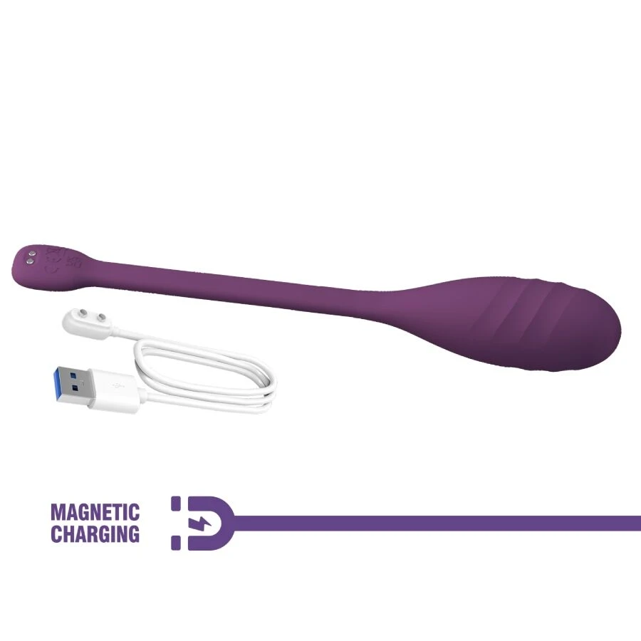 PRETTY LOVE - VIBRATORE CONTROLLATO DA APP LEVIATHAN VIOLA